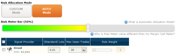 ZuluTrade - My Account droid