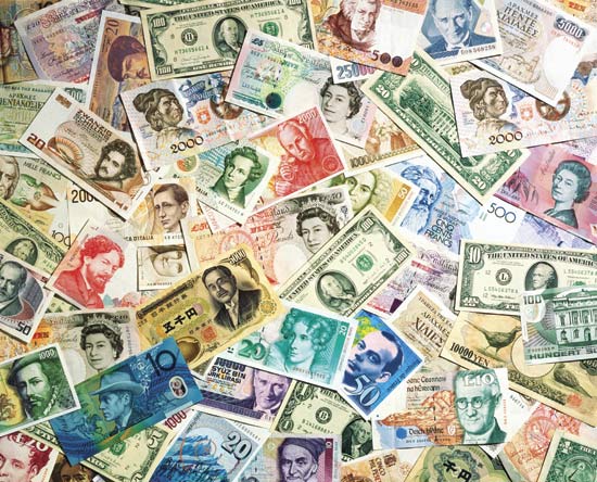 Berbagai mata uang di dunia