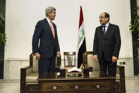 Menlu Amerika, John Kerry dan Perdana Menteri Irak, Nuri al-Maliki Menlu Amerika, John Kerry dan Perdana Menteri Irak, Nuri al-Maliki