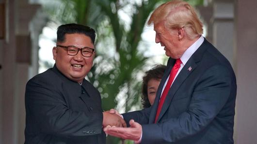 Kim Jong-un dan Donald Trump