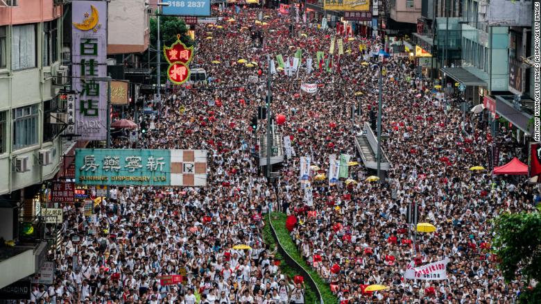 Demonstrasi di Hong Kong